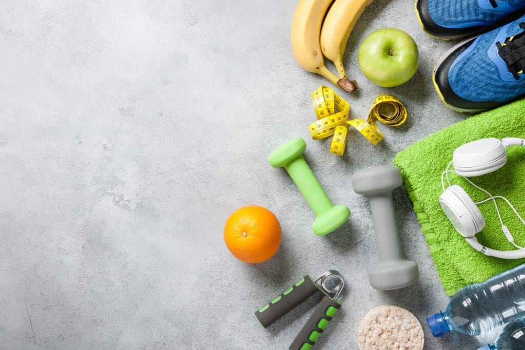Fitness, salute, concetto di allenamento