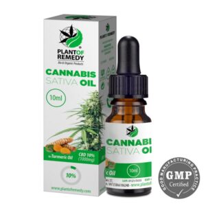 Pianta del Rimedio con Olio di Curcuma - 10% CBD (1000mg)