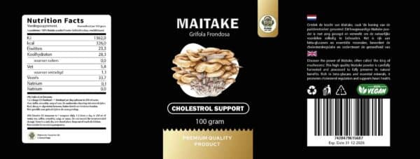 Maitake (Grifola frondosa) - Unterstützung des Cholestrols – Bild 2