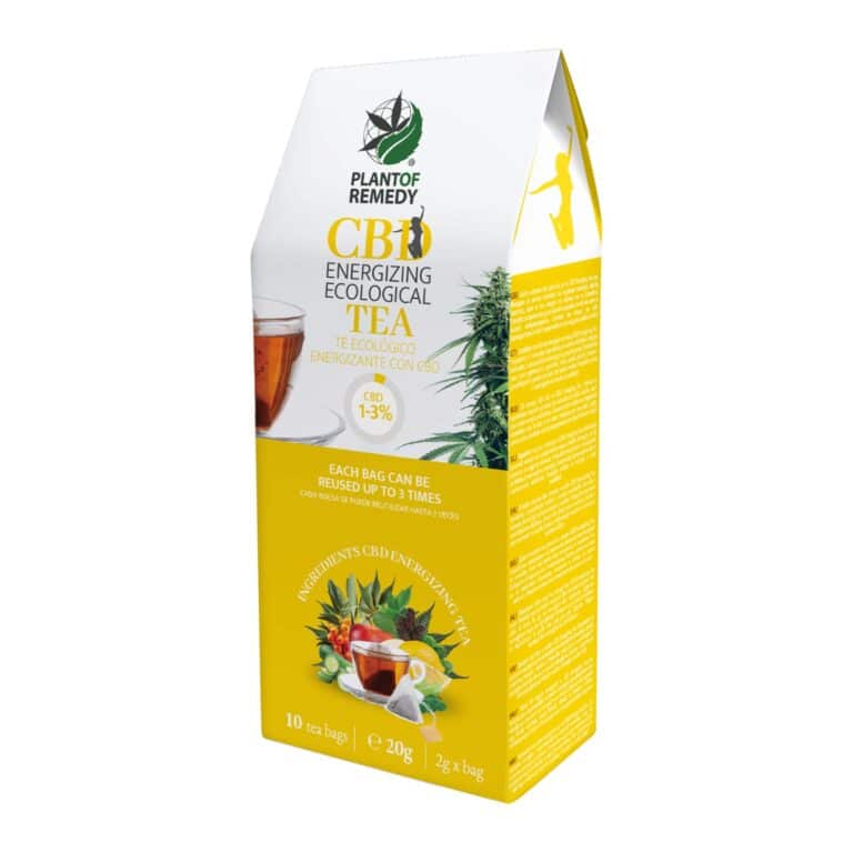 Té Ecológico 1-3% CBD - Energizante